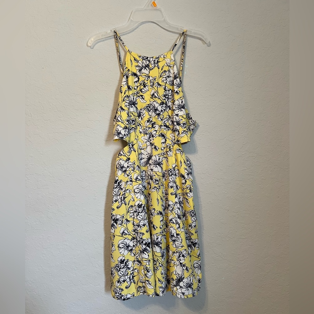 Yellow and Blue dress